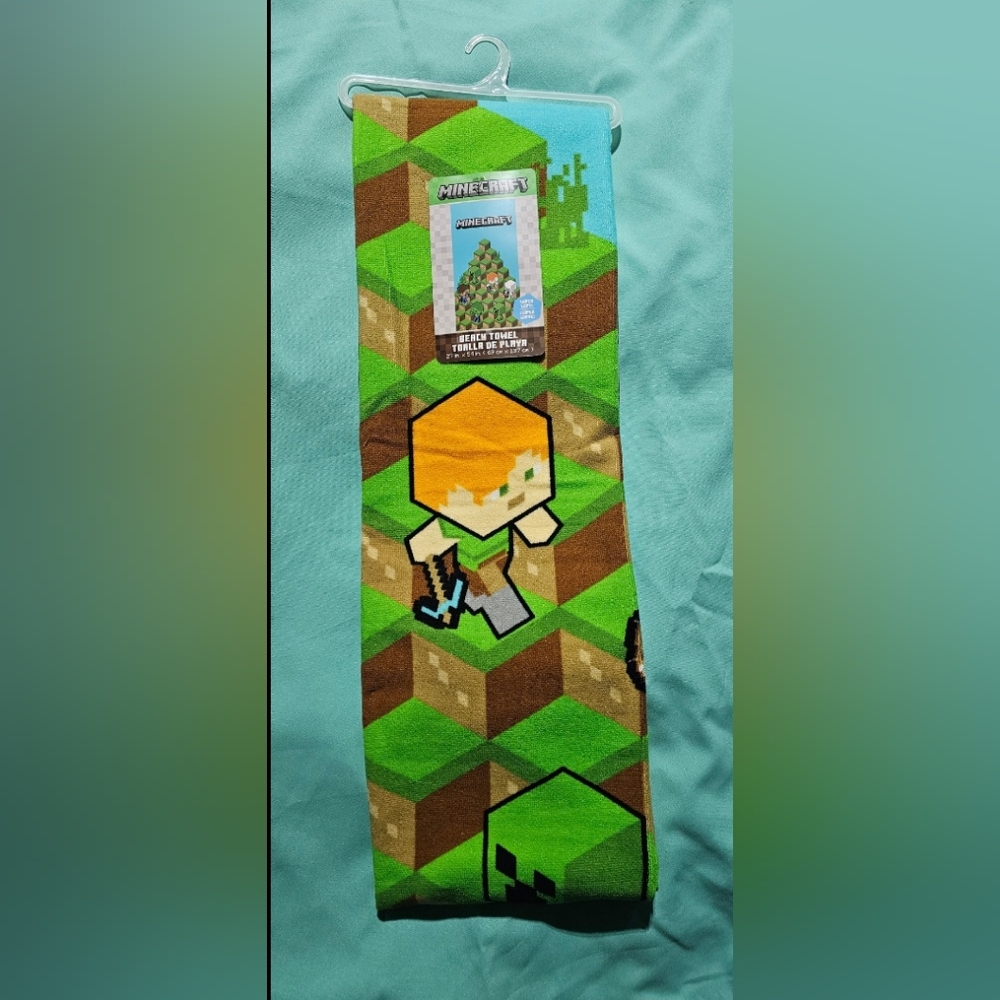 MINECRAFT BEACH TOWEL
